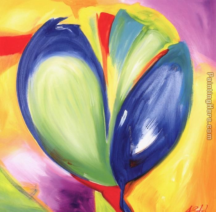 Riotous Tulips I painting - Alfred Gockel Riotous Tulips I art painting